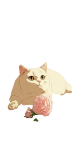Beige Cat Resting Vinyl Car Decal Sticker – Waterproof & UV-Resistant 4.8533333333333335"
