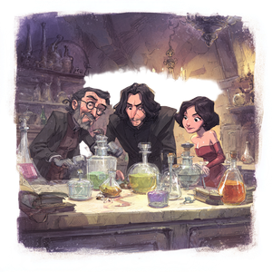Snape Intervenes Potions Vinyl Car Decal Sticker – Waterproof & UV-Resistant 3.4133333333333336"