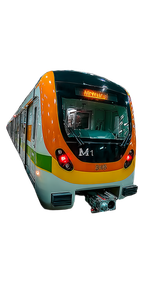 Metro Train Arrival Vinyl Car Decal Sticker – Waterproof & UV-Resistant 10.2