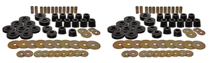 2x Better Than New 1969-1972 Jimmy Blazer Body Mount Bushings | Black Hyper-Flex Polyurethane
