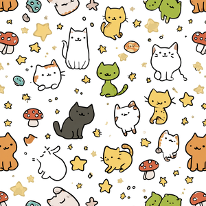 Cute Cats Stickers Vinyl Car Decal Sticker – Waterproof & UV-Resistant 3.4133333333333336"