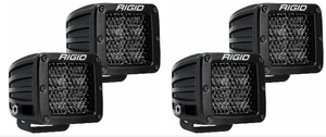 2x Upgrade Your Off-Road Experience | Rigid D-Series Midnight Edition Driving/Fog Light | Set of 2