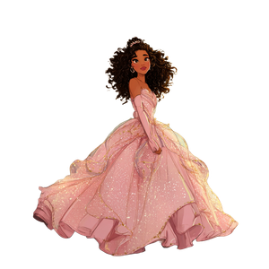 Disney Princess Ballroom Vinyl Car Decal Sticker – Waterproof & UV-Resistant 6.826666666666667"