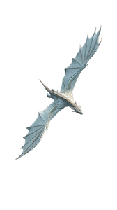 White Dragon Soaring V5 Vinyl Car Decal Sticker – Waterproof & UV-Resistant 9.706666666666667"