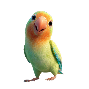 Animated Parakeet Vinyl Car Decal Sticker – Waterproof & UV-Resistant 6.826666666666667" Animated Parakeet Vinyl Car Decal Sticker – Waterproof & UV-Resistant 6.826666666666667"