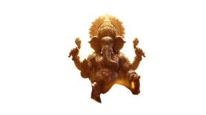 Ganesh Blessing Idol Vinyl Car Decal Sticker – Waterproof & UV-Resistant 5.4