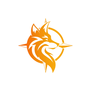 Fox Compass Logo V2 Vinyl Car Decal Sticker – Waterproof & UV-Resistant 6.826666666666667"