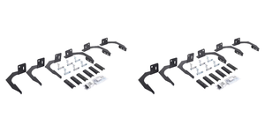 2x Heavy-Duty Steel Mounting Kit | Easy Install Brackets