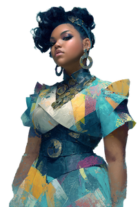 Futuristic Android Drag Queen Vinyl Car Decal Sticker – Waterproof & UV-Resistant 4.4