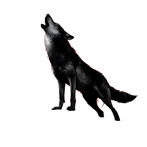 Howling Werewolf Moon Vinyl Car Decal Sticker – Waterproof & UV-Resistant 6.826666666666667"