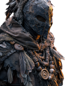 Volcanic Warrior Portrait Vinyl Car Decal Sticker – Waterproof & UV-Resistant 4.1066666666666665"