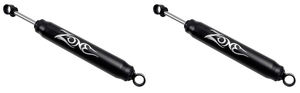 2x Zone Offroad Shock Absorber ZON7757 Nitro; Nitrogen Gas Charged; Without Reservoir; Limited Lifetime Warranty; Non Adjustable Valving; Without Shock Boots; Black Shock Body; Single
