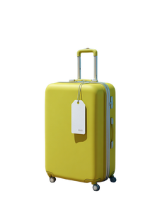 Yellow-Green Suitcase Vinyl Car Decal Sticker – Waterproof & UV-Resistant 8.213333333333333"