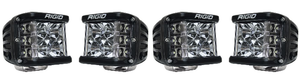 2x Rigid Lighting D-SS Driving/ Fog Light | 3-3/16 Inch Square LED Bulb Set | 47W Flood Beam 5544 Lumens | Unbreakable Lexan Lens, Powder Coated Housing | For Off-Road Use 2x Rigid Lighting D-SS Driving/ Fog Light | 3-3/16 Inch Square LED Bulb Set | 47W Flood Beam 5544 Lumens | Unbreakable Lexan Lens, Powder Coated Housing | For Off-Road Use