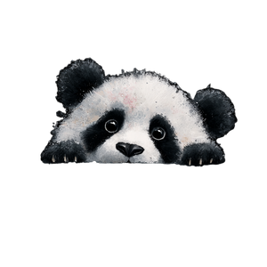 Pixar Panda Peeking Vinyl Car Decal Sticker – Waterproof & UV-Resistant 3.4133333333333336"