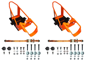 2x Lock N Load Motorcycle Wheel Chock | Deluxe Wheel Chock for Easy & Secure Transport | Solid Steel Construction 2x Lock N Load Motorcycle Wheel Chock | Deluxe Wheel Chock for Easy & Secure Transport | Solid Steel Construction