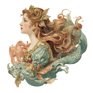Vintage Mermaid Siren Vinyl Car Decal Sticker – Waterproof & UV-Resistant 3.4133333333333336"