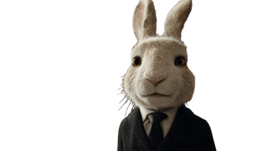 Dapper Rabbit Gentleman V2 Vinyl Car Decal Sticker – Waterproof & UV-Resistant 5.4
