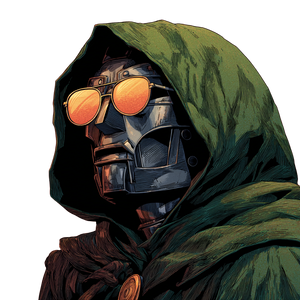 Dr Doom Cool Vinyl Car Decal Sticker – Waterproof & UV-Resistant 3.4133333333333336"
