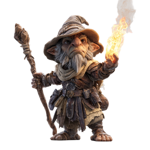 Angry Gnome Wizard Vinyl Car Decal Sticker – Waterproof & UV-Resistant 6.826666666666667"