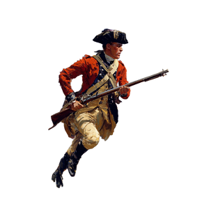 Revolutionary Soldier Charge Vinyl Car Decal Sticker – Waterproof & UV-Resistant 3.4133333333333336"