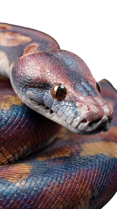 Rainbow Boa Snake V2 Vinyl Car Decal Sticker – Waterproof & UV-Resistant 9.706666666666667"