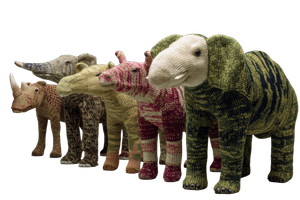 Knitted Megafauna Vinyl Car Decal Sticker – Waterproof & UV-Resistant 2.986666666666667"