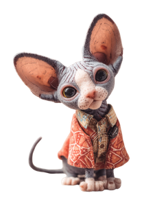 Cat Toy Mouse Vinyl Car Decal Sticker – Waterproof & UV-Resistant 4.1066666666666665"