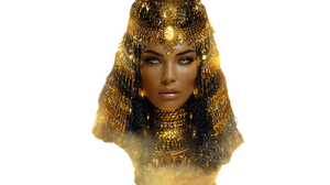 Egyptian Queen Portrait V13 Vinyl Car Decal Sticker – Waterproof & UV-Resistant 5.4