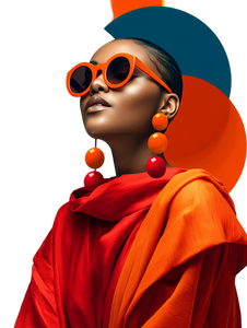Confident Fashion Portrait V17 Vinyl Car Decal Sticker – Waterproof & UV-Resistant 8.213333333333333"