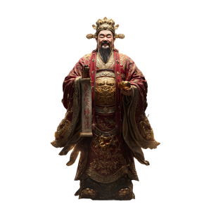 Chinese Caishen God Vinyl Car Decal Sticker – Waterproof & UV-Resistant 6.826666666666667"