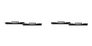 2x 2021-2024 Ford Bronco | Rigid Driving/ Fog Light Bracket | Bolt-On A-Pillar Mount | Black Stainless Steel | Set Of 2