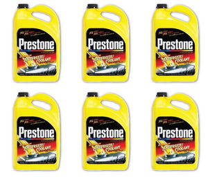 6x Prestone Engine Coolant | Cor-Guard Technology | 1 Gallon Concentrate Jug