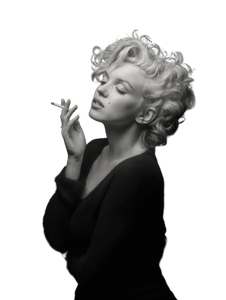 Marilyn Monroe Smoking V7 Vinyl Car Decal Sticker – Waterproof & UV-Resistant 8.213333333333333"