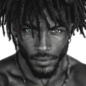 Handsome African Man V3 Vinyl Car Decal Sticker – Waterproof & UV-Resistant 3.4133333333333336"