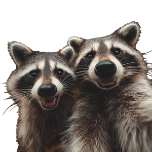 Raccoon Selfie Vinyl Car Decal Sticker – Waterproof & UV-Resistant 3.4133333333333336"