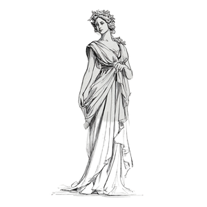 Artemis Wedding Sketch Vinyl Car Decal Sticker – Waterproof & UV-Resistant 3.4133333333333336"