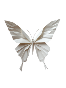 Origami Butterfly Vinyl Car Decal Sticker – Waterproof & UV-Resistant 8.213333333333333"