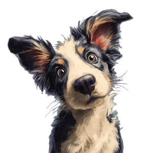 Cute Dog V66 Vinyl Car Decal Sticker – Waterproof & UV-Resistant 3.4133333333333336"