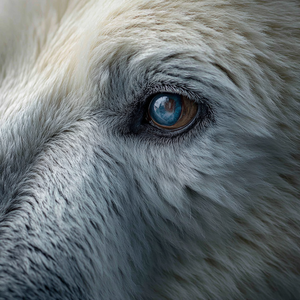 Polar Bear Eye V2 Vinyl Car Decal Sticker – Waterproof & UV-Resistant 6.826666666666667"