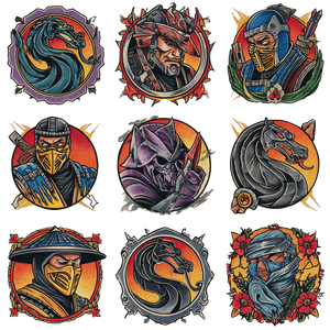 Mortal Kombat Stickers Vinyl Car Decal Sticker – Waterproof & UV-Resistant 3.4133333333333336"