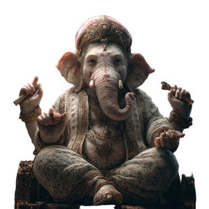 Lord Ganesha Poster V2 Vinyl Car Decal Sticker – Waterproof & UV-Resistant 6.826666666666667"