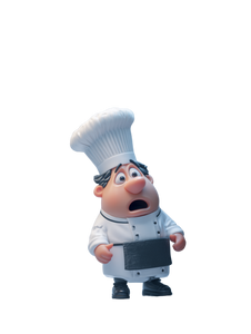 Shivering Miniature Chef Vinyl Car Decal Sticker – Waterproof & UV-Resistant 8.213333333333333"