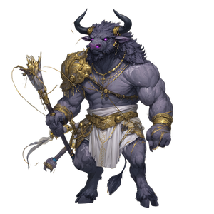 Minotaur Warrior Portrait Vinyl Car Decal Sticker – Waterproof & UV-Resistant 3.4133333333333336"