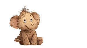 Baby Mammoth Cartoon Vinyl Car Decal Sticker – Waterproof & UV-Resistant 5.4 Baby Mammoth Cartoon Vinyl Car Decal Sticker – Waterproof & UV-Resistant 5.4