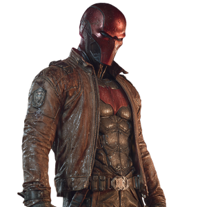 Red Hood Vigilante Vinyl Car Decal Sticker – Waterproof & UV-Resistant 3.4133333333333336"