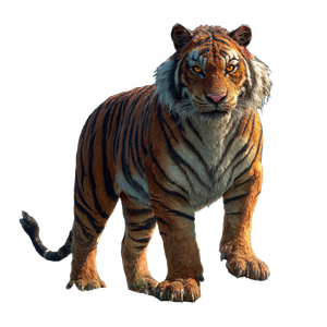 Bengal Tiger King Vinyl Car Decal Sticker – Waterproof & UV-Resistant 3.4133333333333336"