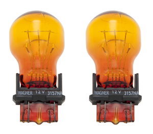 2x High-Performance 3157 Turn Signal Light Bulb | Natural Amber| OE Replacement