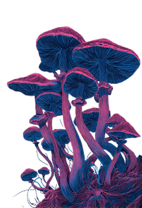 Psychedelic Mushroom Art Vinyl Car Decal Sticker – Waterproof & UV-Resistant 8.746666666666666"