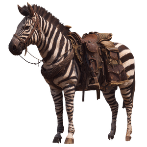 Zebra-Horse Hybrid Vinyl Car Decal Sticker – Waterproof & UV-Resistant 3.4133333333333336"